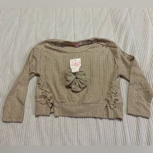Brand New Girls Tommy Bahama Knit Sweater Set With Scrunchie